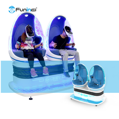 2人の座席9D VR椅子のバーチャル リアリティの座席子供のテーマ パーク550KG