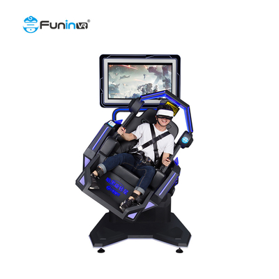 マルチプレイヤー 9D VR シミュレーター 383KG 体重 ダイナミック エクストリーム VR プラットフォーム 360\u00b0 VR ヘッドセット 55 インチ