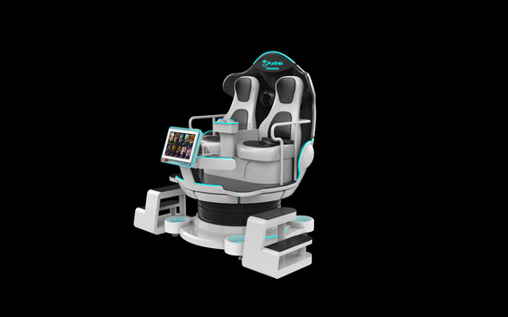 610kg 体重容量 9D VR チェア 浸透型 VR 体験とジョイスティックコントローラ