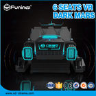 6電気プラットホームが付いている座席VR暗い火星9D VRシミュレーター1年の保証