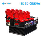 70本のPCS 5D映画+ 7 PCS 7Dの射撃のゲームDOFの電気7D映画館装置