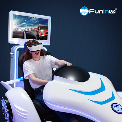 9D VRの映画館のレース カーのシミュレーターの新しい硬貨はオンラインで レース カーのゲームをアーケード機械を作動させた