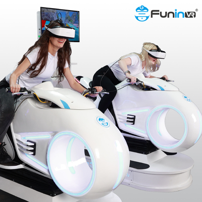 シミュレーターを運転するゲーム・マシンVRのオートバイを競争させるシミュレーター9D VRを運転するバーチャル リアリティ