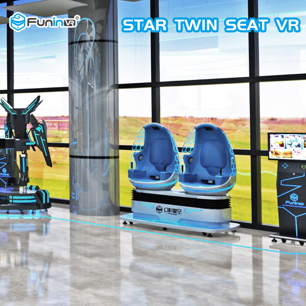 4+歳のISO9001 1座席9D VR卵の映画館360の動きのシミュレーター