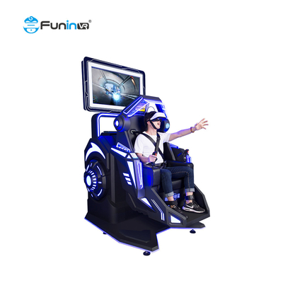 多人 9D VR シミュレーター ダイナミック エクストリーム テーマ 360 度回転 ジョイスティック コントロール