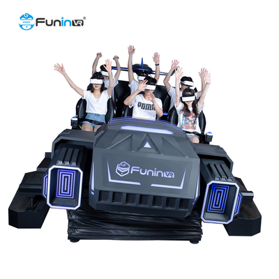 9D VR 6の座席映画館のシミュレーター機械定格負荷600KG VRの動きのプラットホームの暗闇の宇宙船のシミュレーター