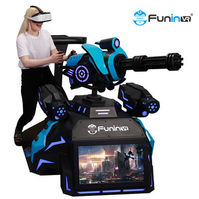 9d vrの立つプラットホームを撃っている熱い販売のガトリング砲の射撃のアーケード・ゲーム機械バーチャル リアリティ9d VRの歩行者